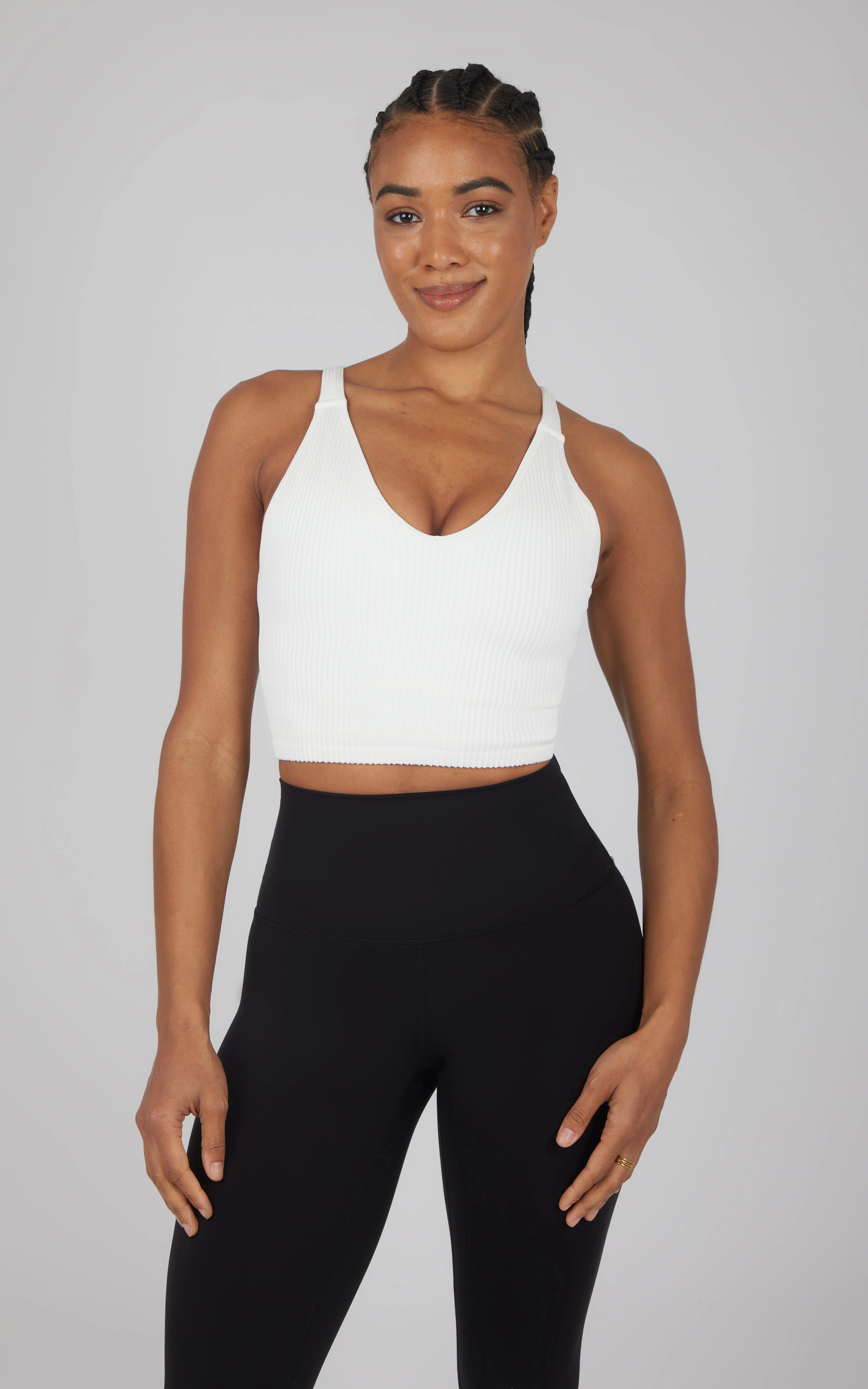 2 PK Stone Wash V-Neck Tank