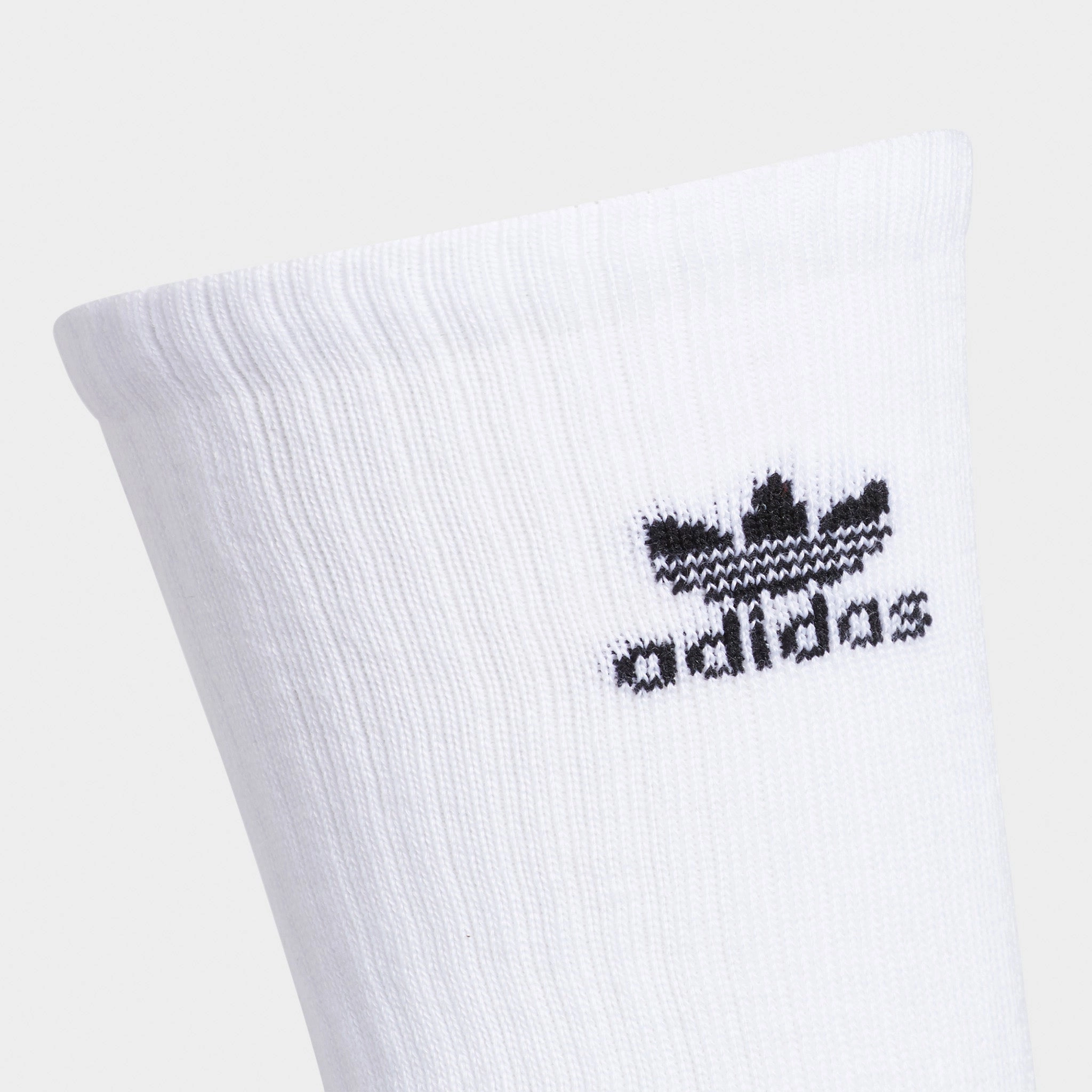 adidas Originals Trefoil Crew Socks (6 Pack) White / Black
