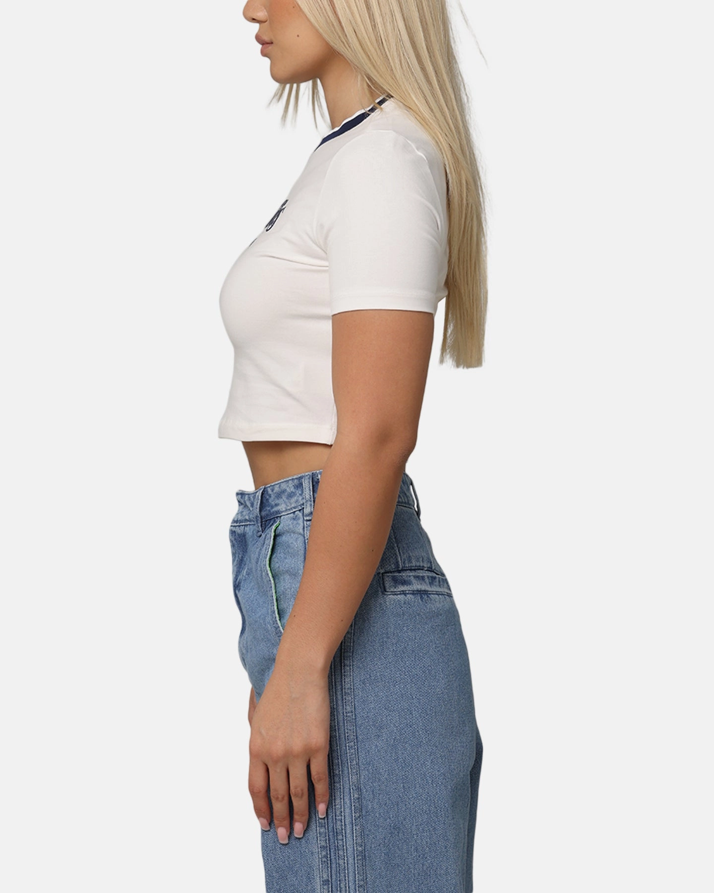 Adidas Women's Graphic Baby T-Shirt Cloud White