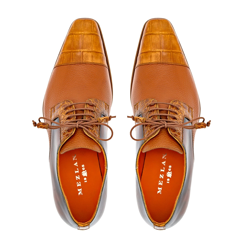 Alligator/Calf Lace Up