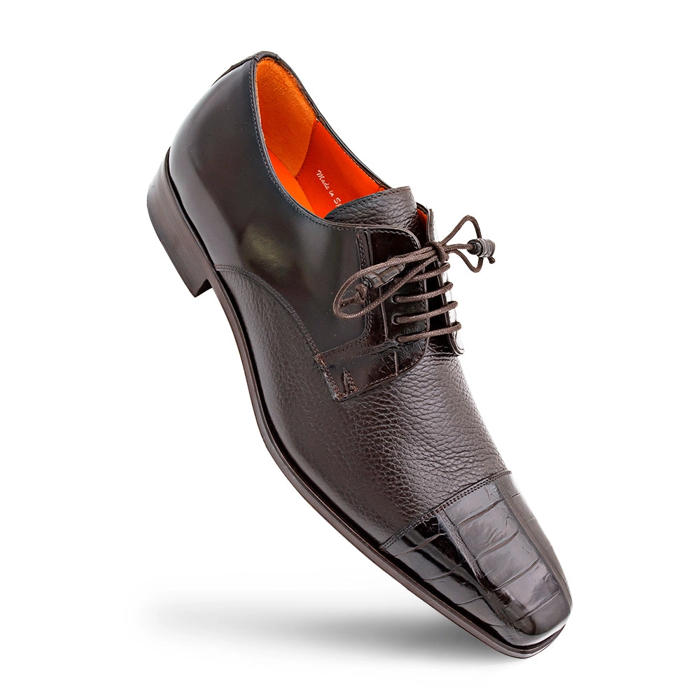 Alligator/Calf Lace Up