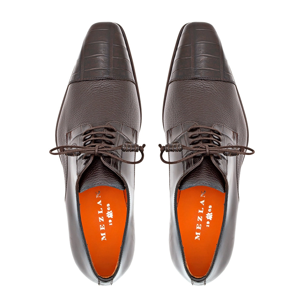 Alligator/Calf Lace Up