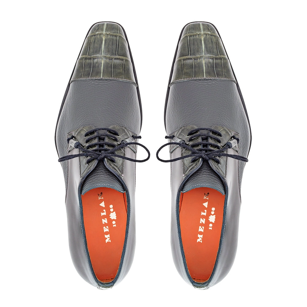 Alligator/Calf Lace Up