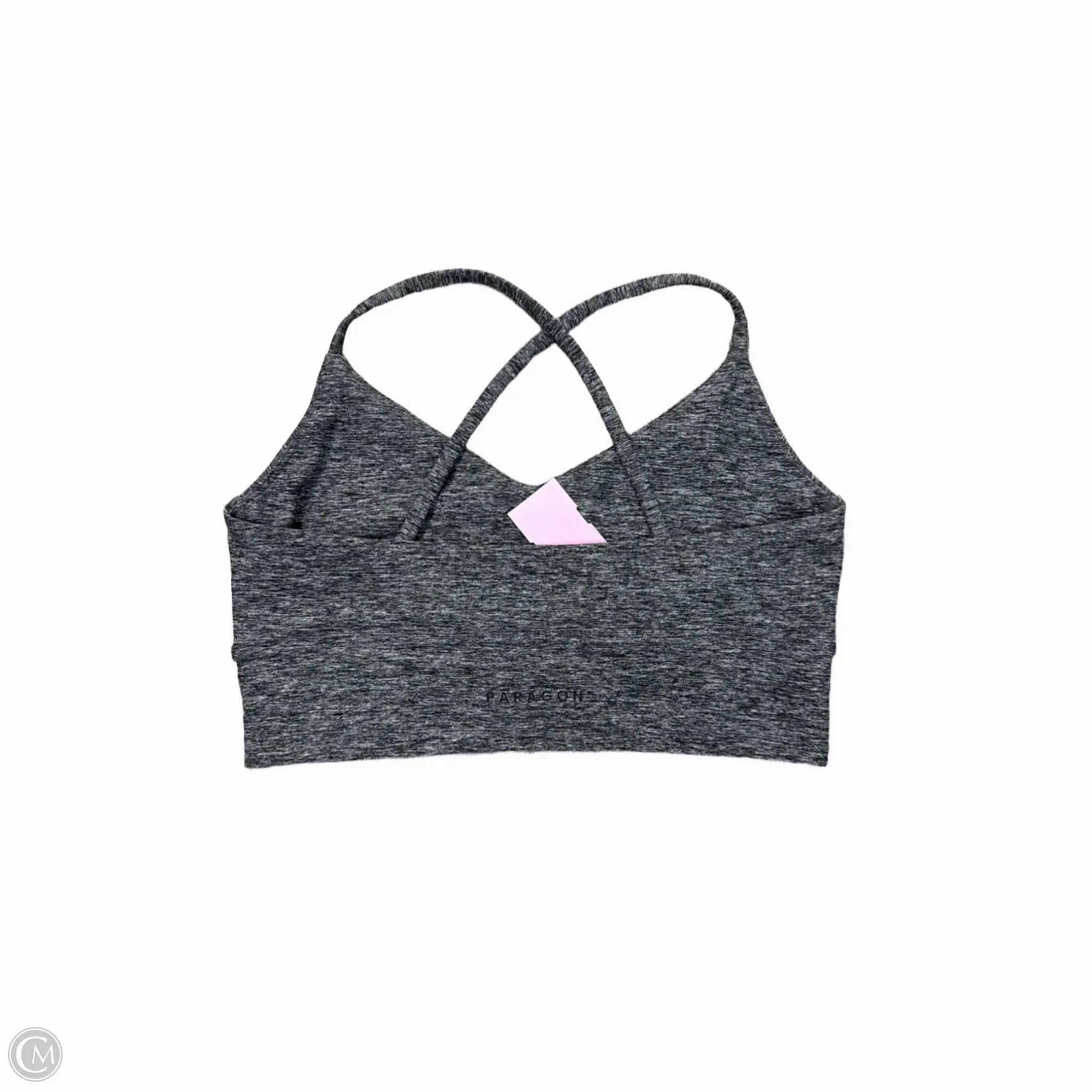 Athletic Bra By PARAGON In Grey. Size: S