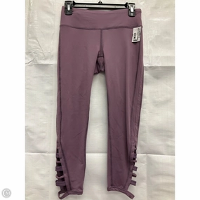 Athletic Capris By 90 Degrees By Reflex In Purple. Size: S