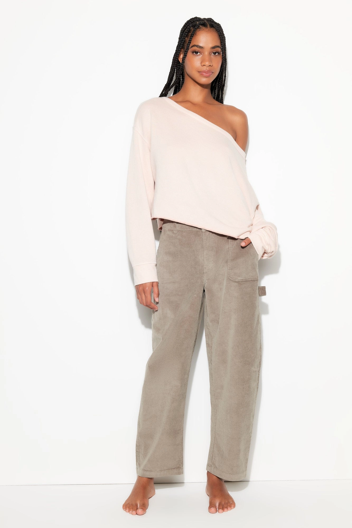 Bella Off Shoulder Sweatshirt