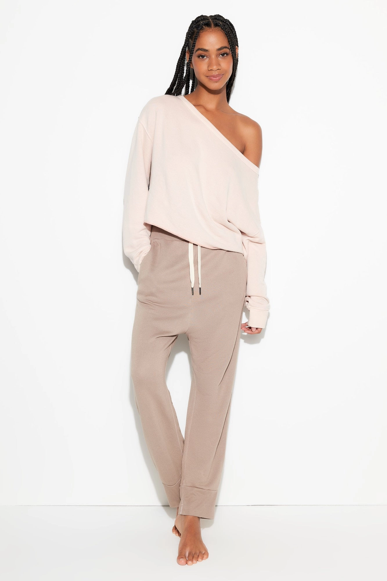 Bella Off Shoulder Sweatshirt