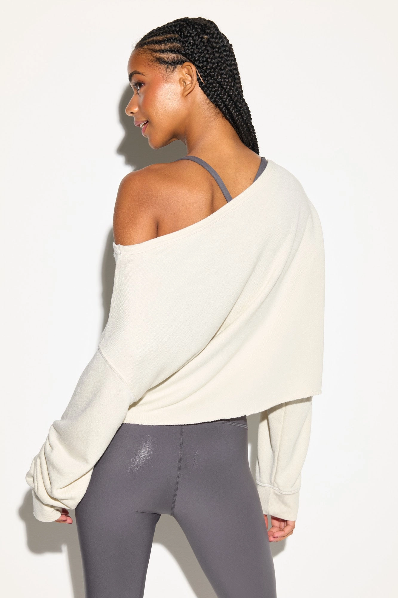Bella Off Shoulder Sweatshirt