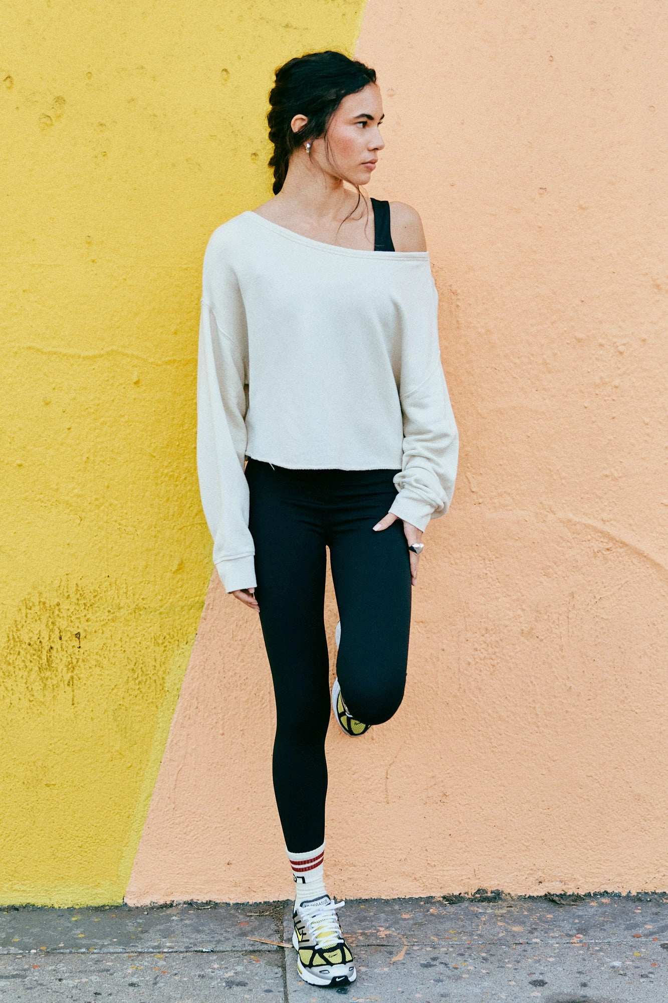 Bella Off Shoulder Sweatshirt