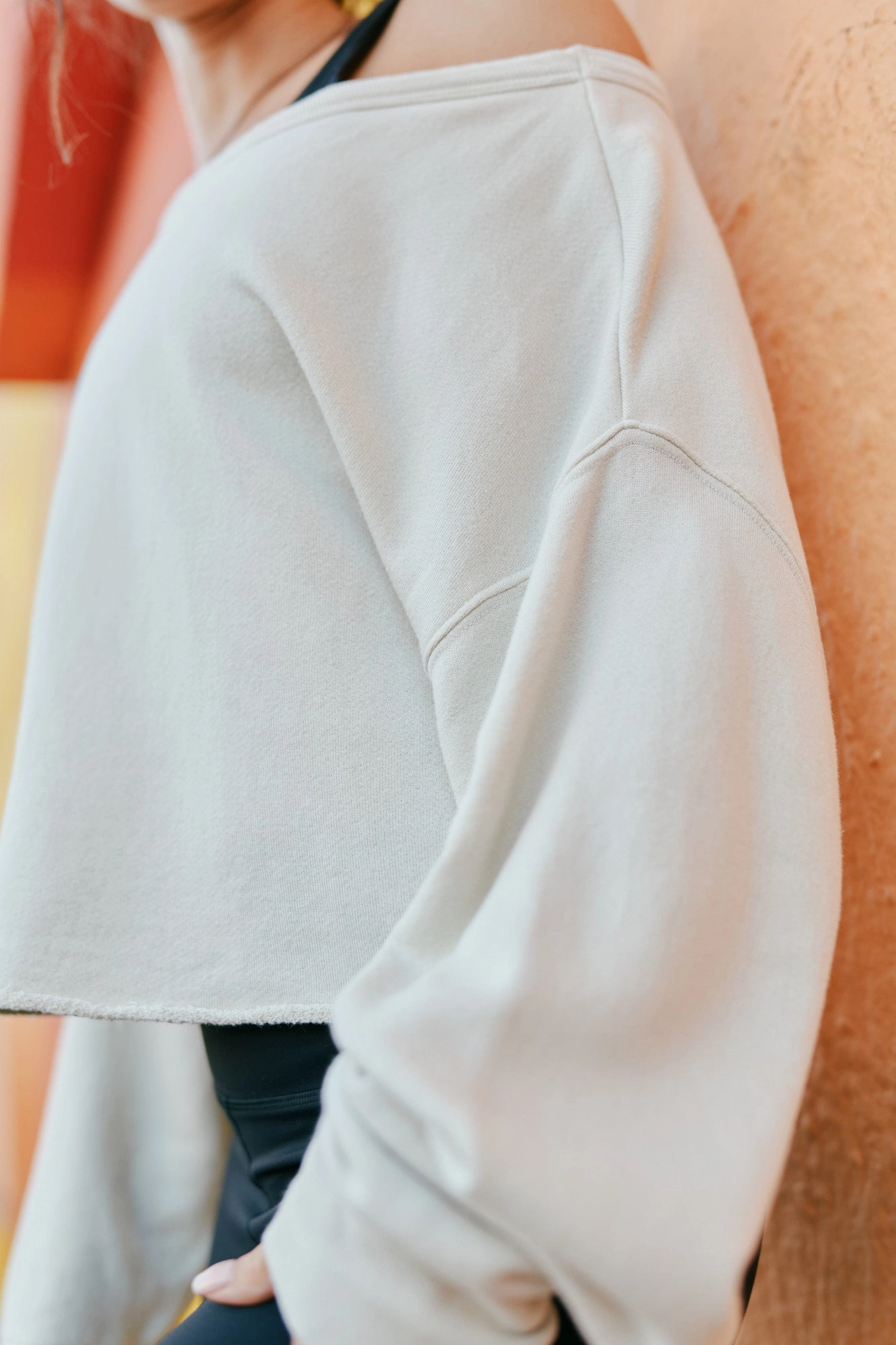 Bella Off Shoulder Sweatshirt