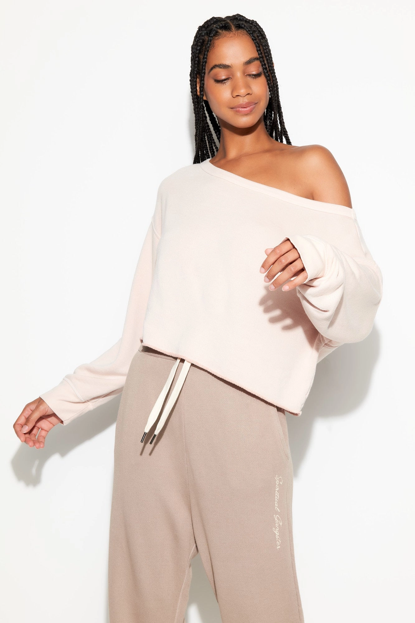 Bella Off Shoulder Sweatshirt