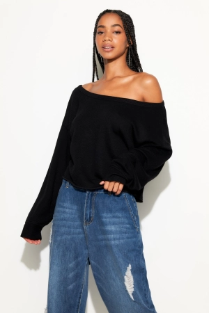 Bella Off Shoulder Sweatshirt