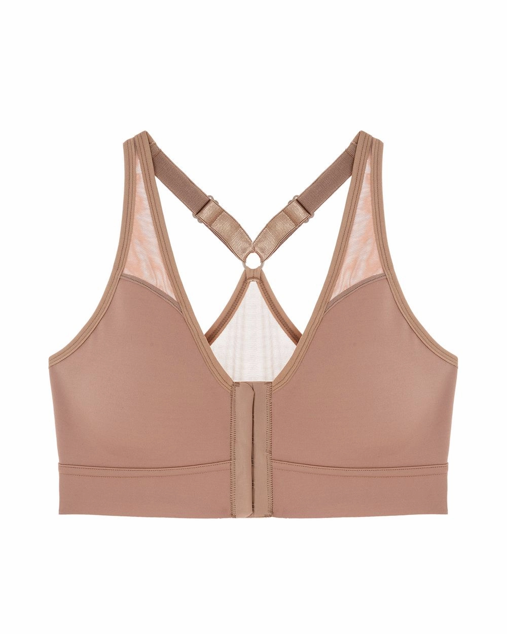 Bianca Pocketed Compression Front Close Wireless Bra