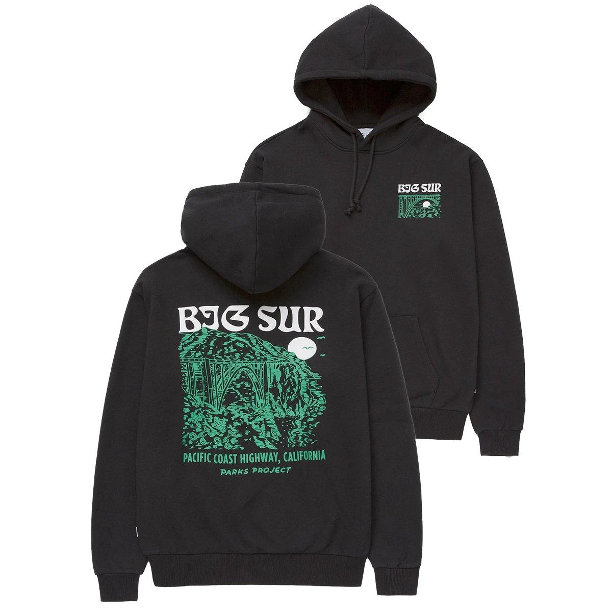 Big Sur Puff Print Bridges Hoodie