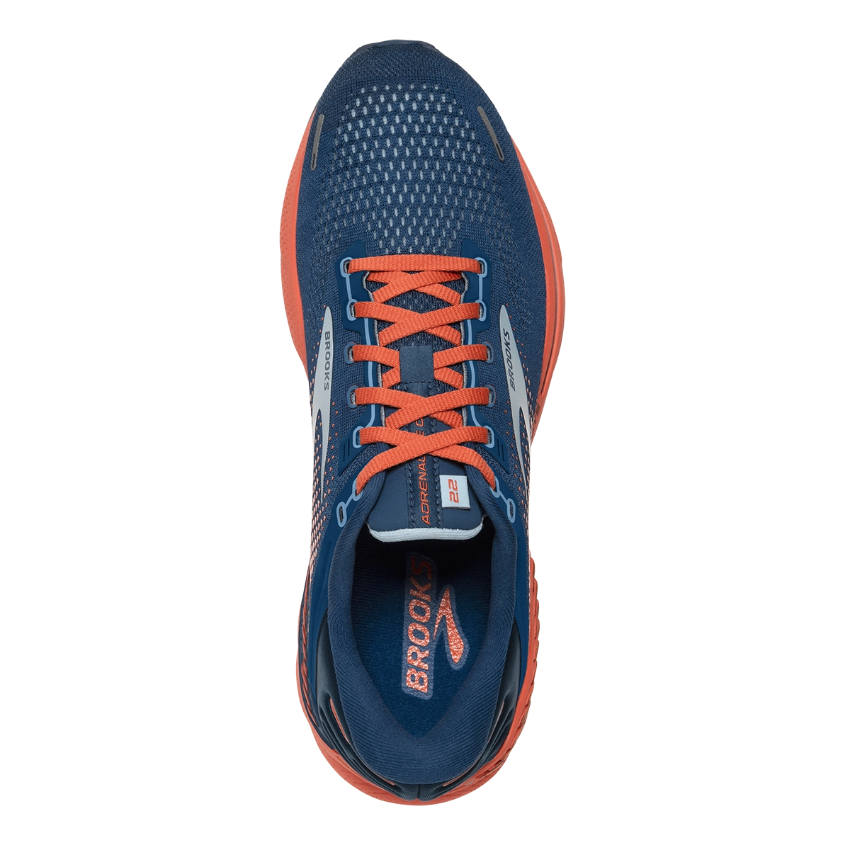 Brooks Adrenaline GTS 22 - Blue - Lite Blue - Orange