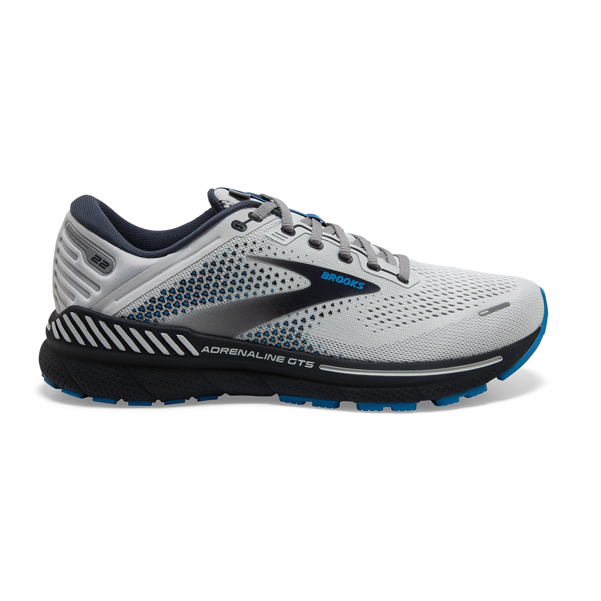 Brooks Adrenaline GTS 22 - Oyster - India Ink - Blue
