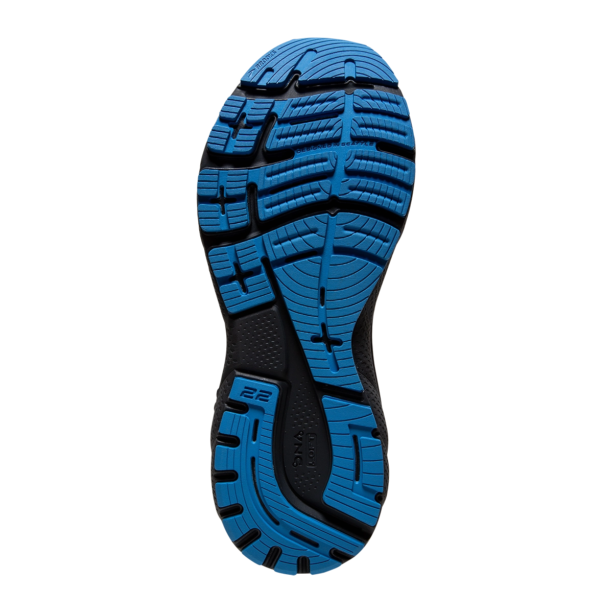 Brooks Adrenaline GTS 22 - Oyster - India Ink - Blue