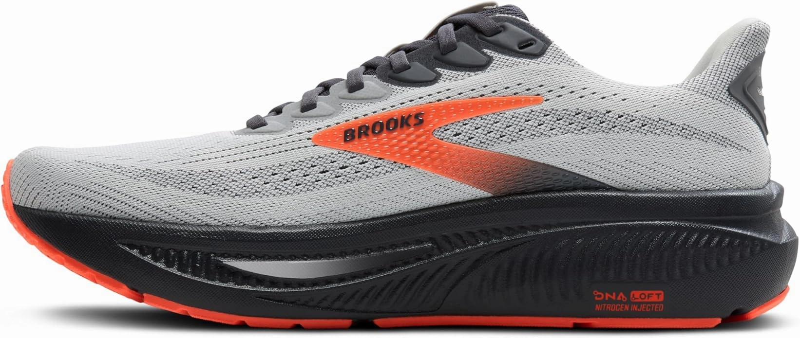 Brooks Ghost 17 (Oyster Mushroom/Orange/Ebony) - Men's