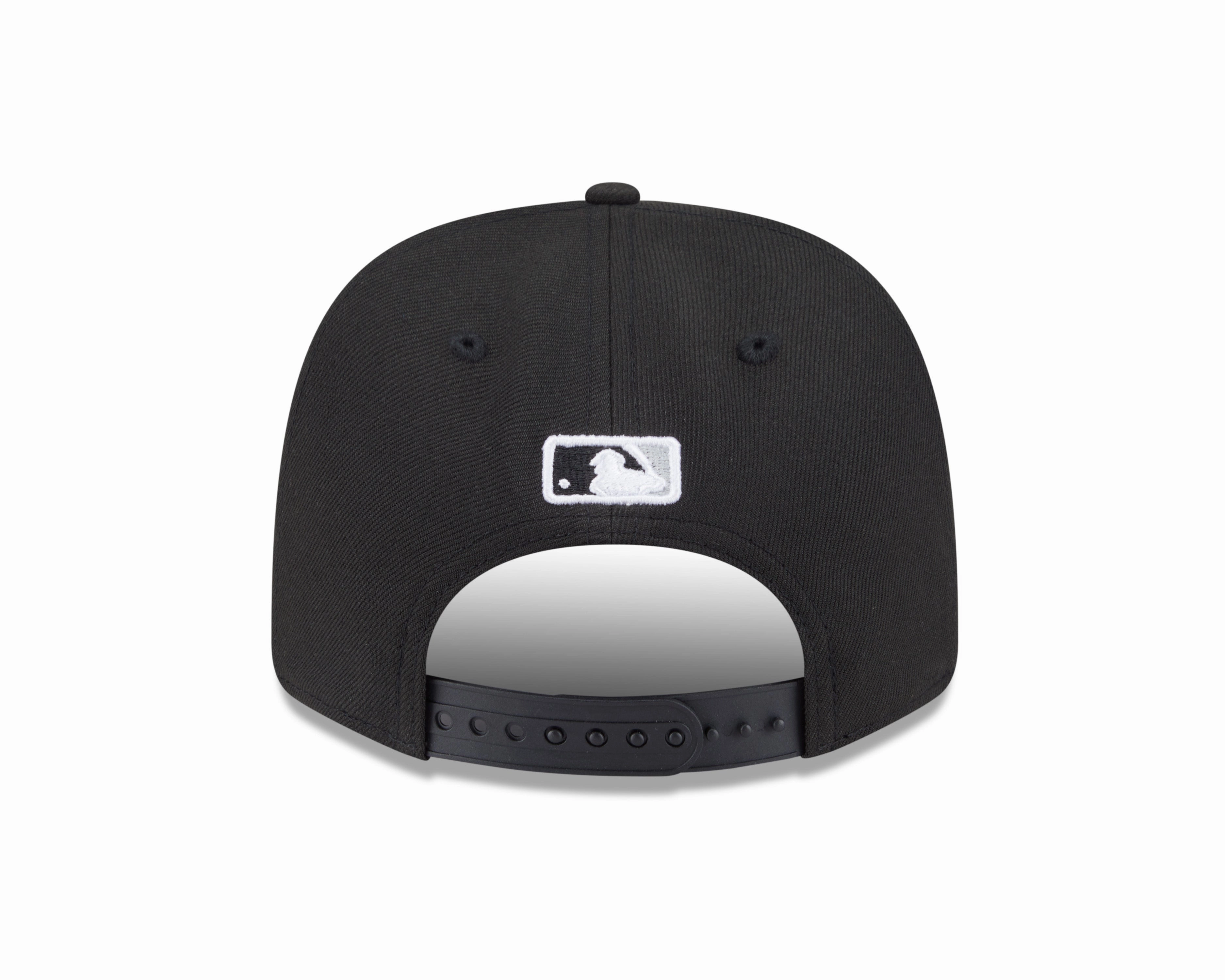 Chicago White Sox Black New Era Player Replica 9SEVENTY Stretch Snap Adjustable Hat