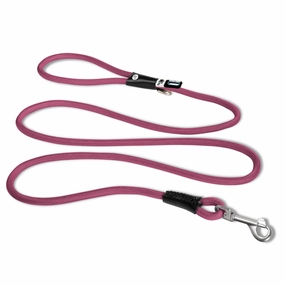 Curli Stretch Comfort Leash Medium Ruby