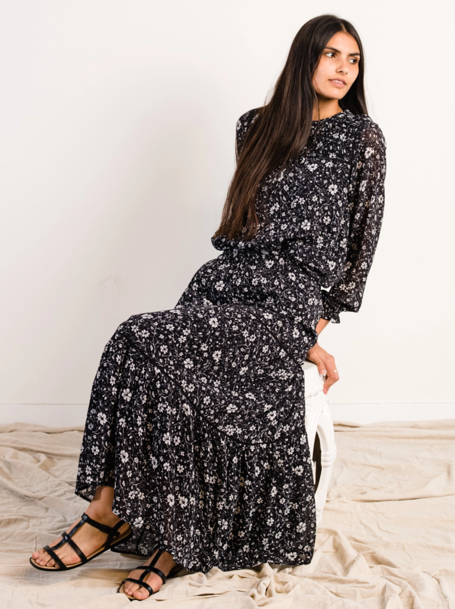 Erin Tiered Maxi Skirt