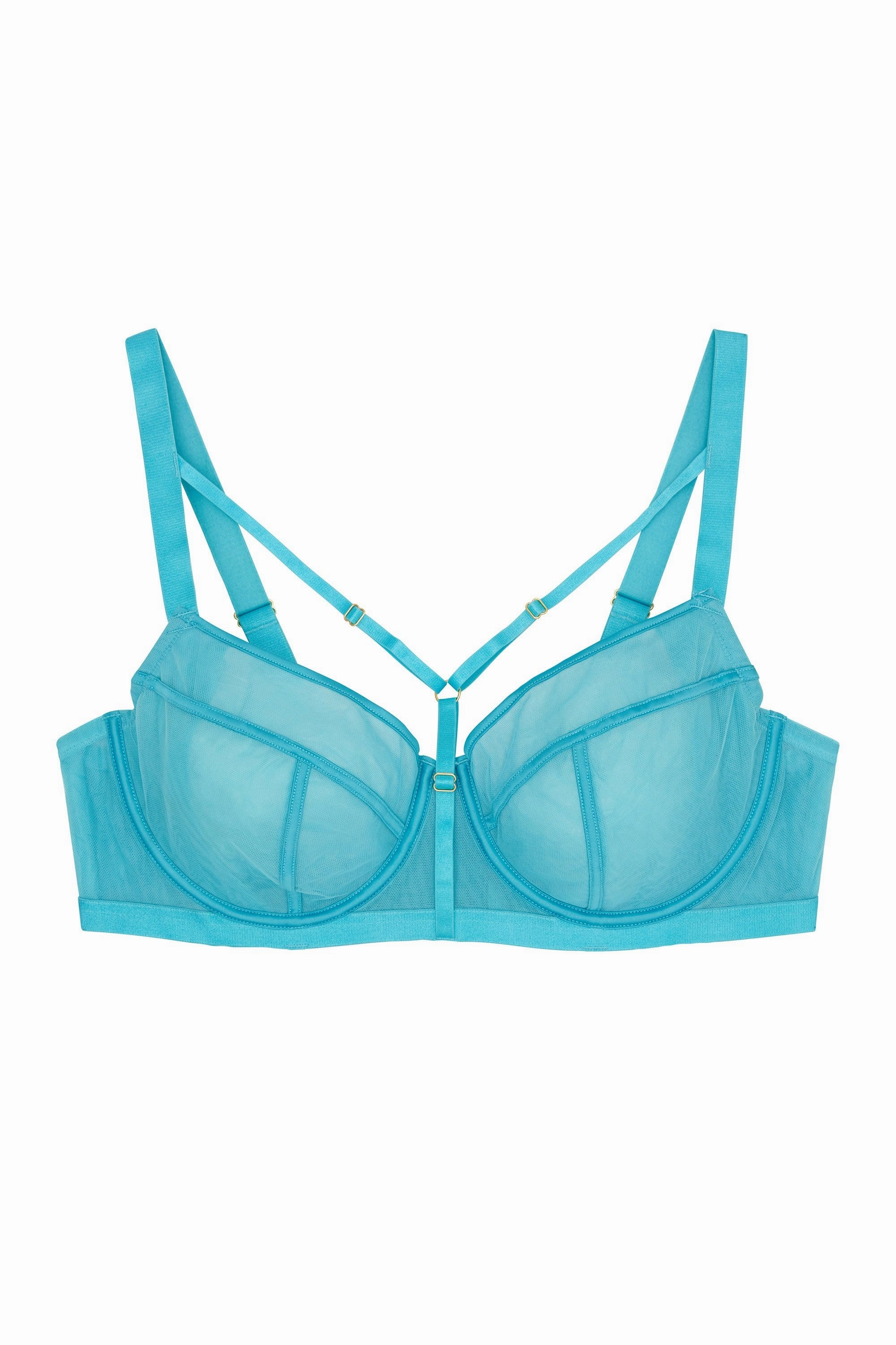 Gabi Fresh Misha Turquoise Non Padded Strappy Bra