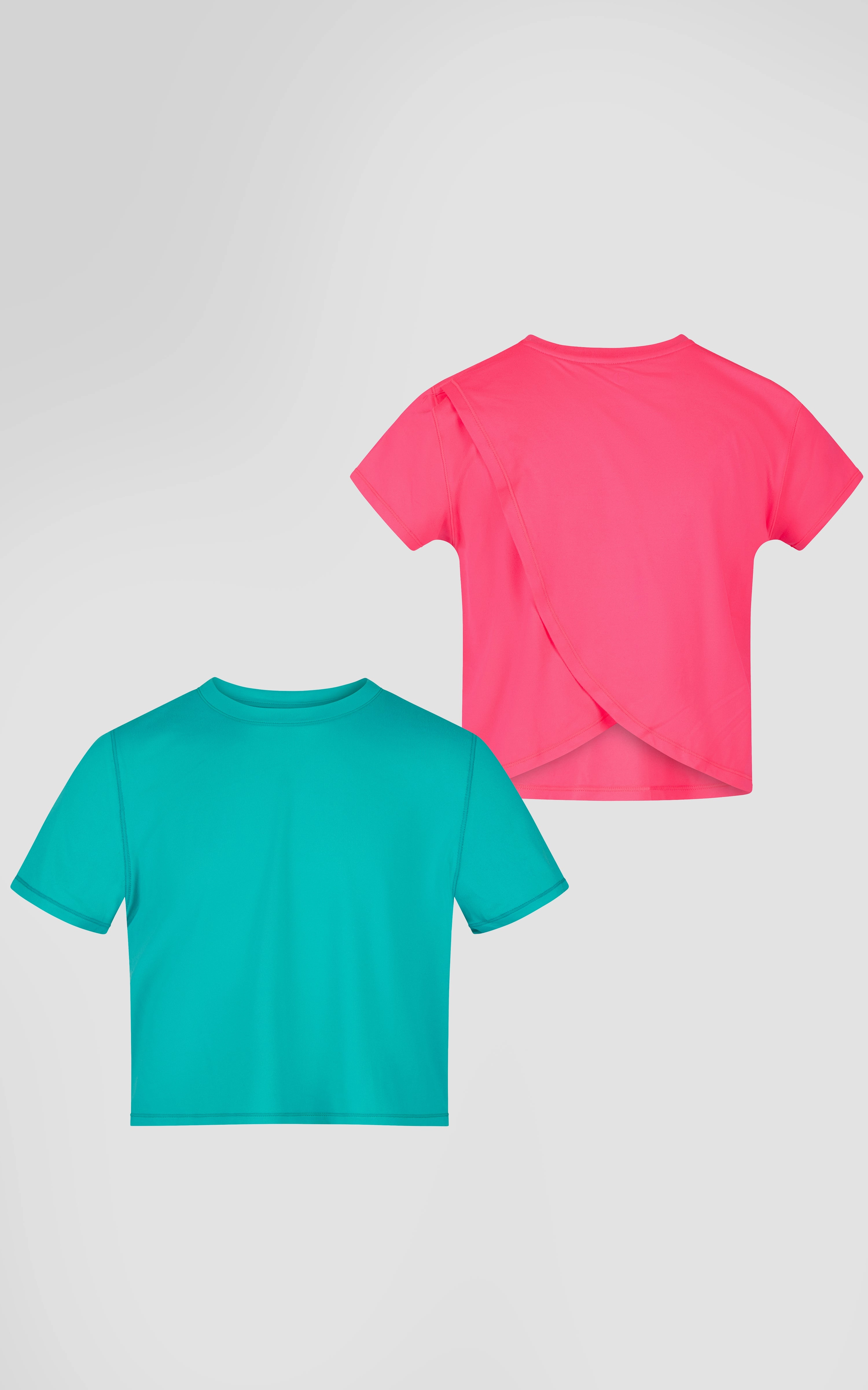 Girls 2 PK Tulip Back and Super Soft Tee