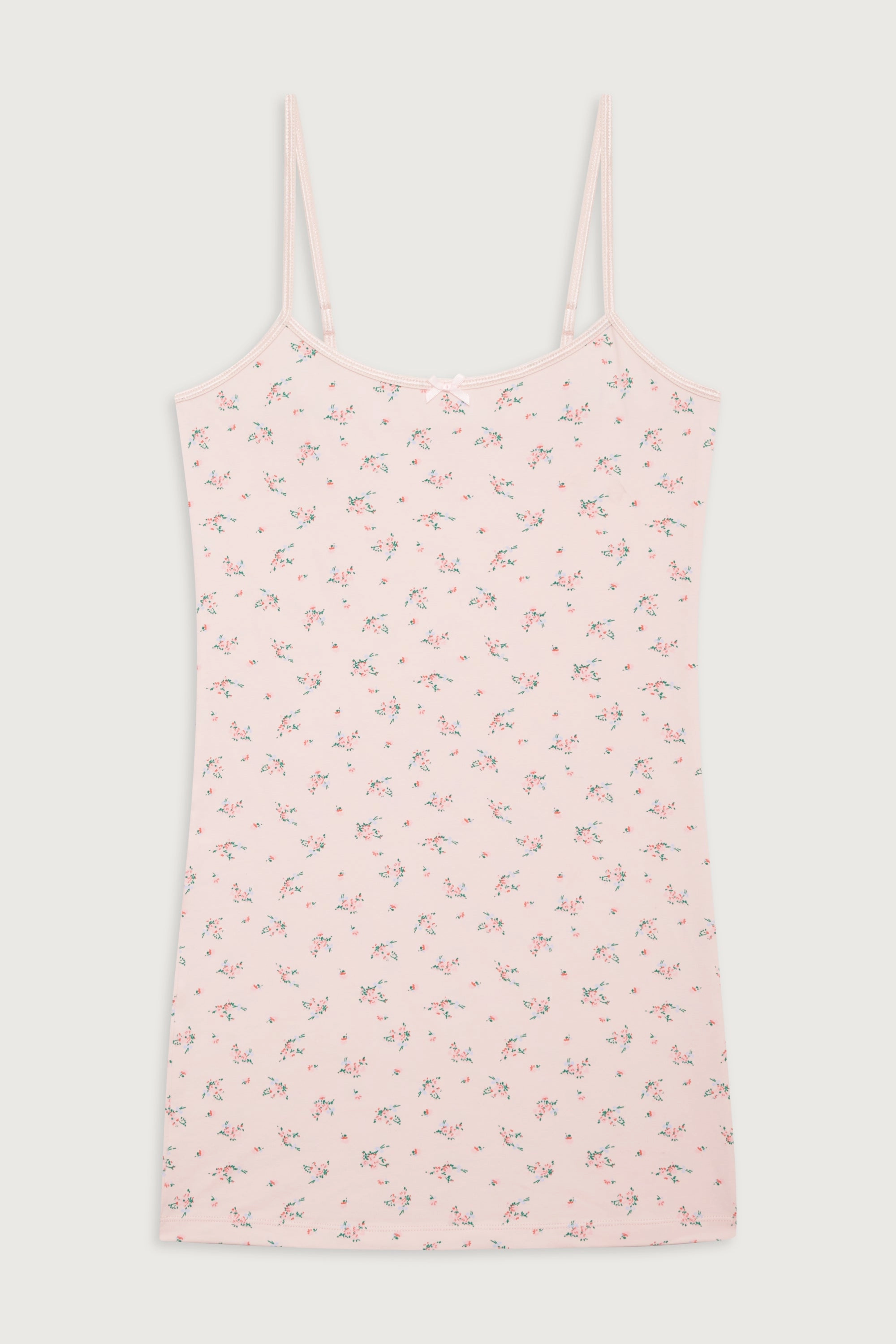 Gwen Floral Mini Dress - Baby Bouquet Pink