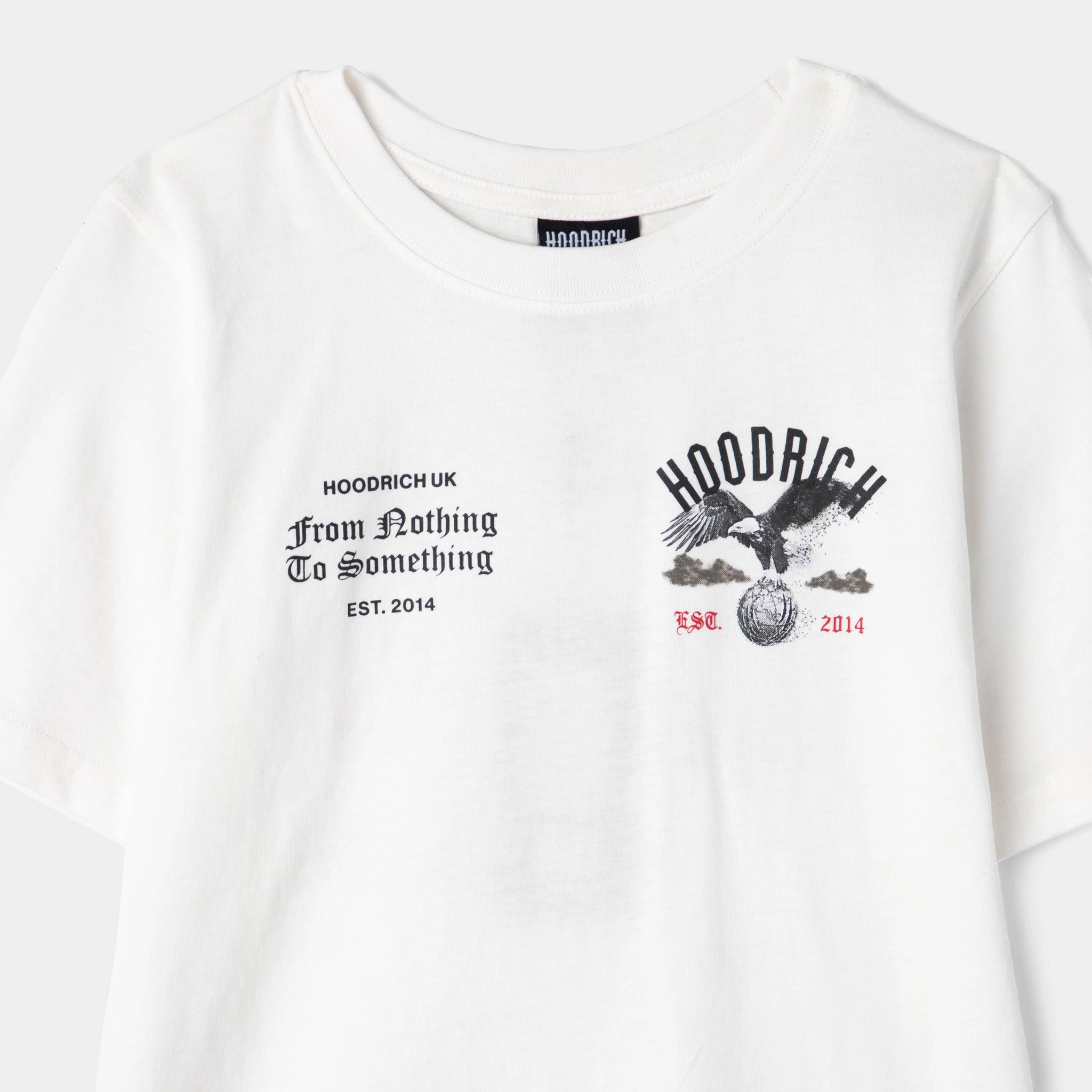 Hoodrich Juniors' Flight Tee White / Black - Lychee