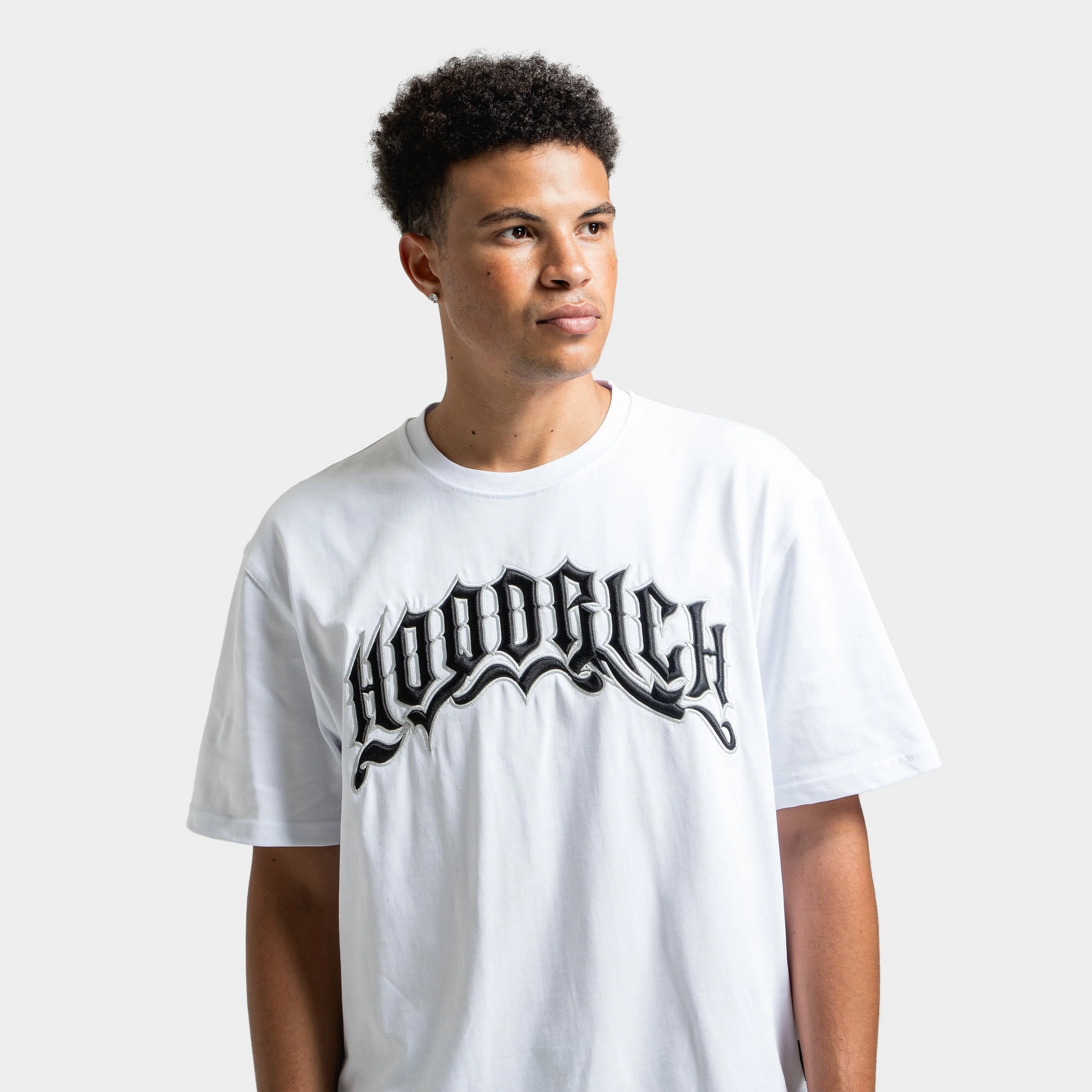 Hoodrich Ritual Embroidered T-Shirt Black / White