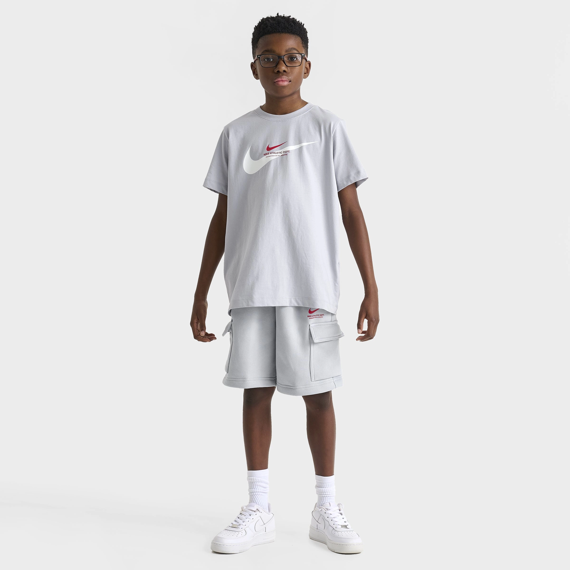 Nike Sportswear Junior Boys' SI Graphic T-Shirt / Wolf Grey