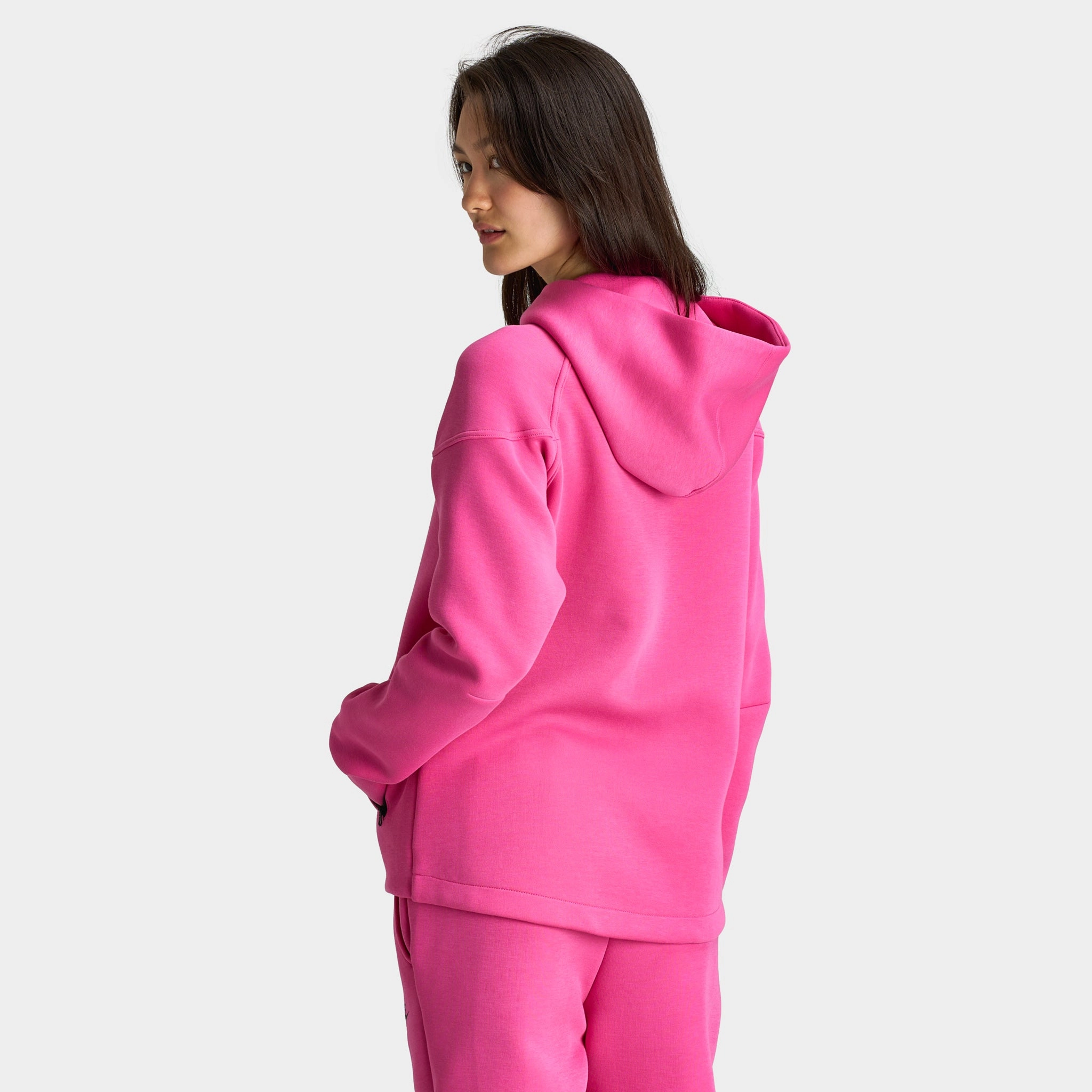 Nike Sportswear Women's Tech Fleece Windrunner Full Zip Alchemy Pink / Black