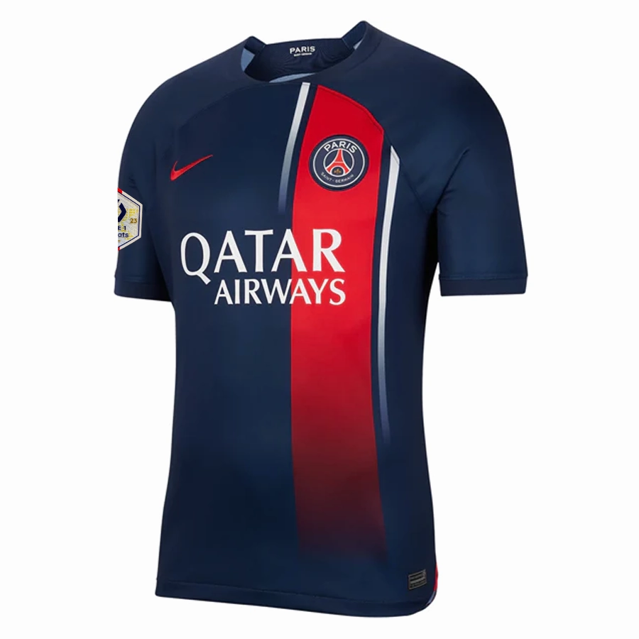 Nike Paris Saint-Germain Manuel Ugarte Home Jersey w/ Ligue 1 Champions Patch 23/24 (Midnight Navy)