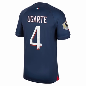 Nike Paris Saint-Germain Manuel Ugarte Home Jersey w/ Ligue 1 Champions Patch 23/24 (Midnight Navy)