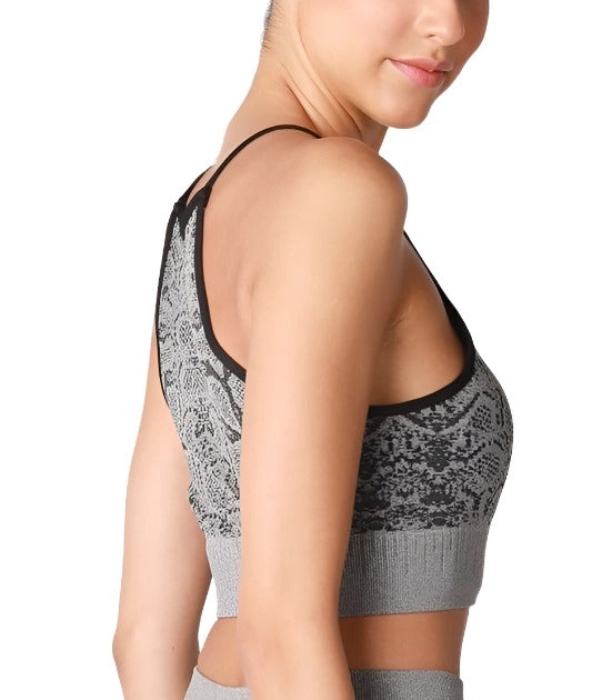 NikiBiki Snakeskin High Neck Top NS7903