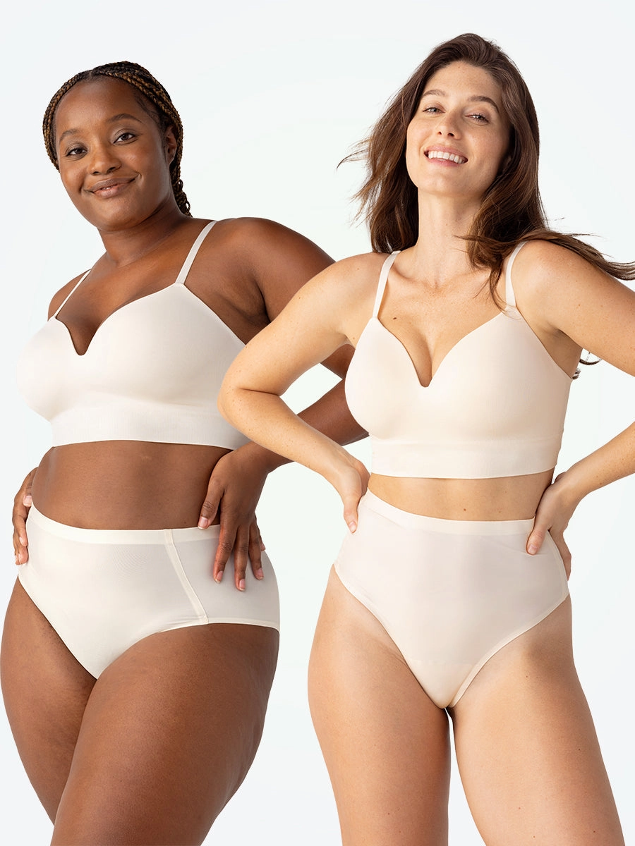 Offer: Truekind® 2-Pack Supportive Comfort Wireless Shaping Bra - 55 percent OFF
