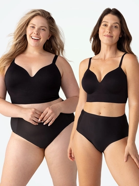 Offer: Truekind® 2-Pack Supportive Comfort Wireless Shaping Bra - 55 percent OFF