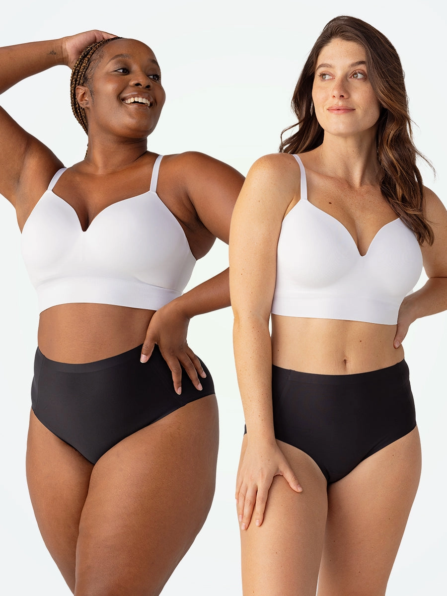 Offer: Truekind® 2-Pack Supportive Comfort Wireless Shaping Bra - 55 percent OFF