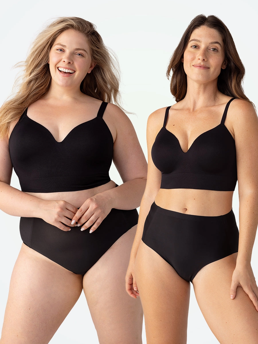 Offer: Truekind® 2-Pack Supportive Comfort Wireless Shaping Bra - 55 percent OFF