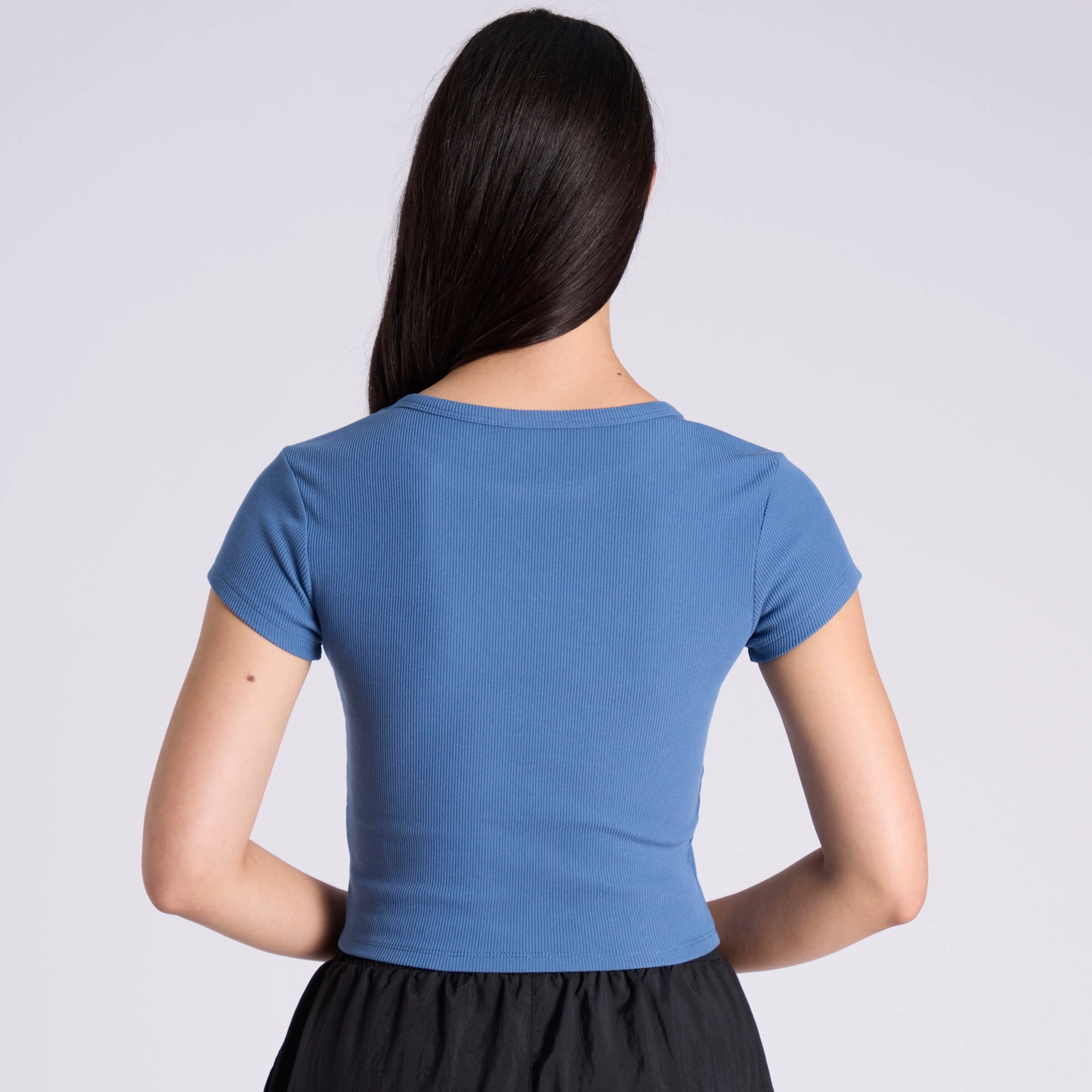 Ribbed Tee East Coast Blue