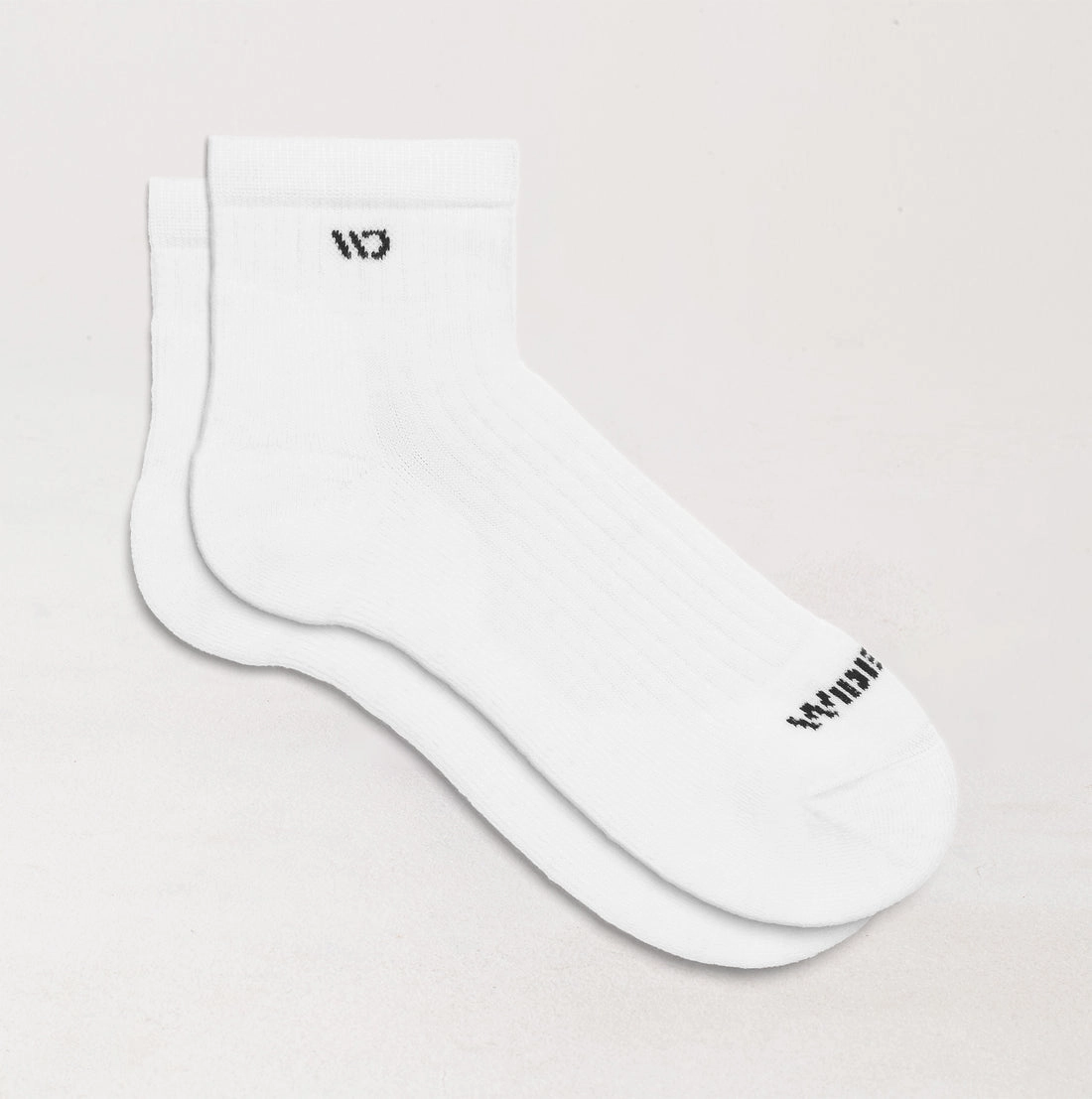 Solid Cushioned Quarter Socks