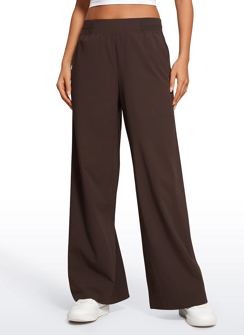 Stretch Wide Leg Casual Pants 30"