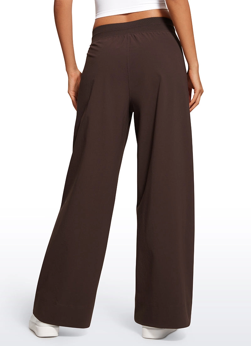 Stretch Wide Leg Casual Pants 30"