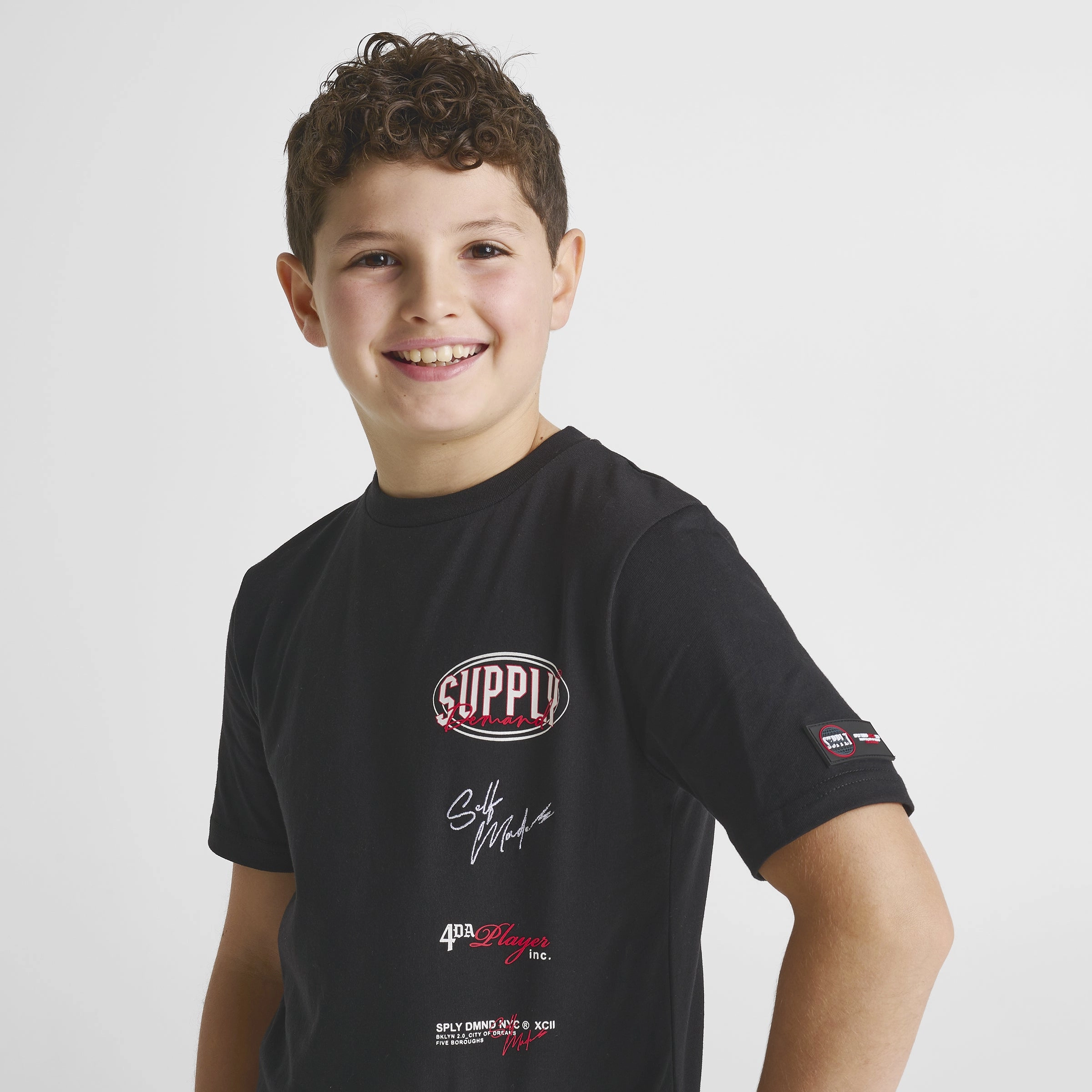 Supply & Demand Junior Boys' Targon T-shirt / Black