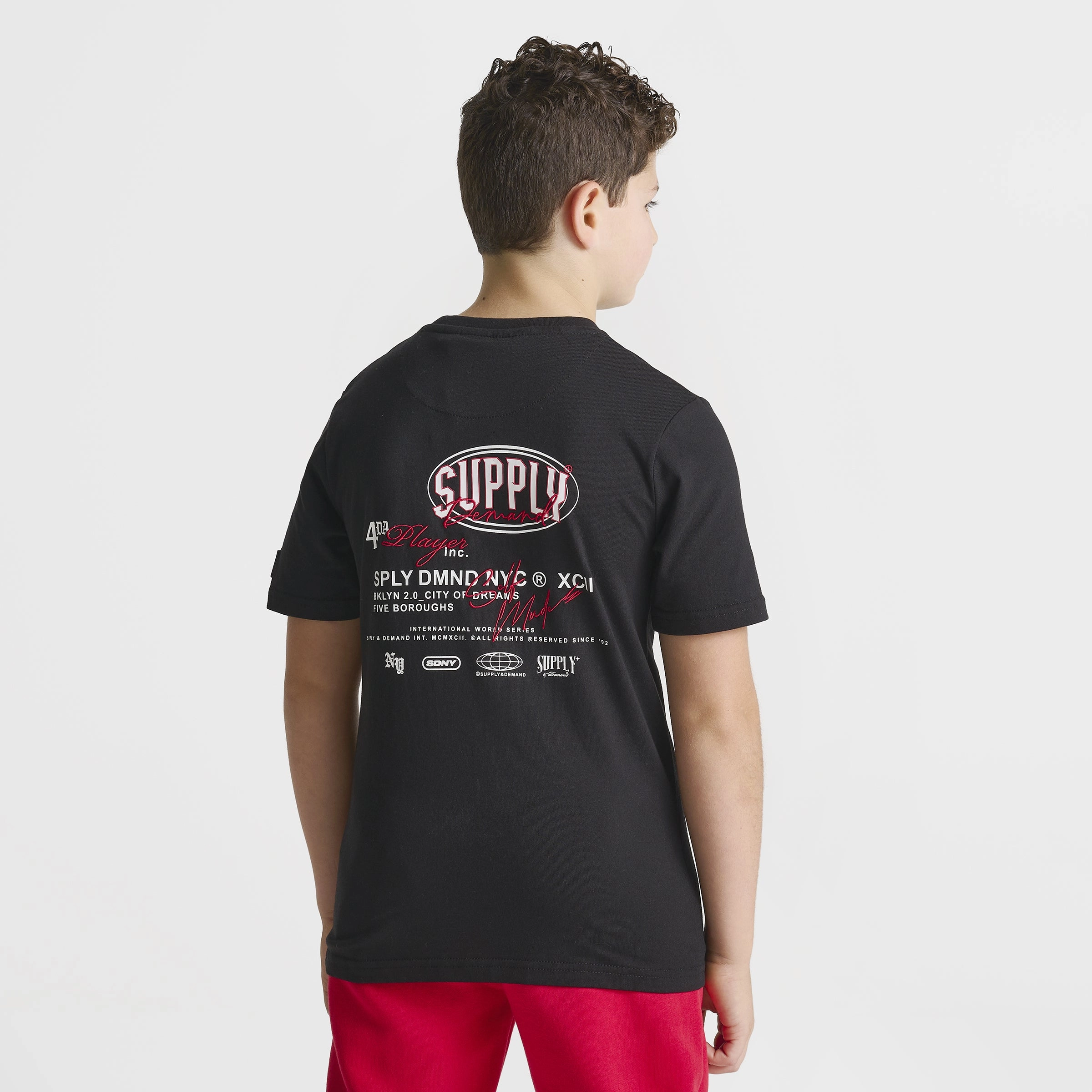 Supply & Demand Junior Boys' Targon T-shirt / Black