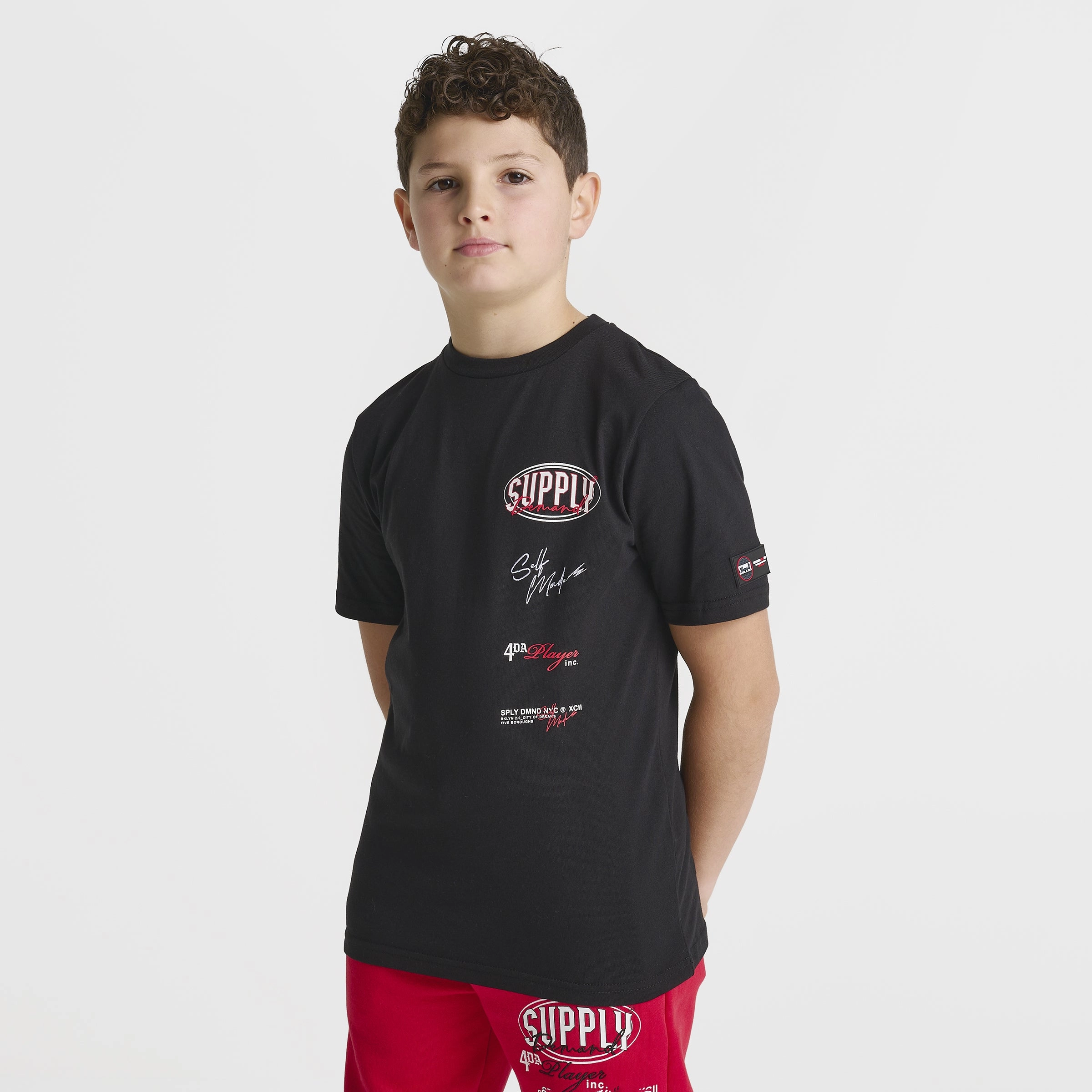 Supply & Demand Junior Boys' Targon T-shirt / Black