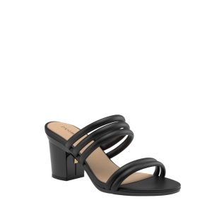 The Slide - Coal Vegan Leather Rope 3 Block - FINAL SALE