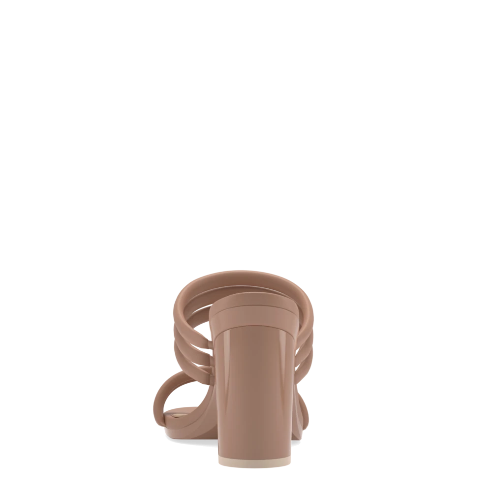 The Slide - Latte Vegan Leather Rope 4 Block