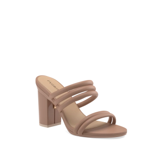 The Slide - Latte Vegan Leather Rope 4 Block