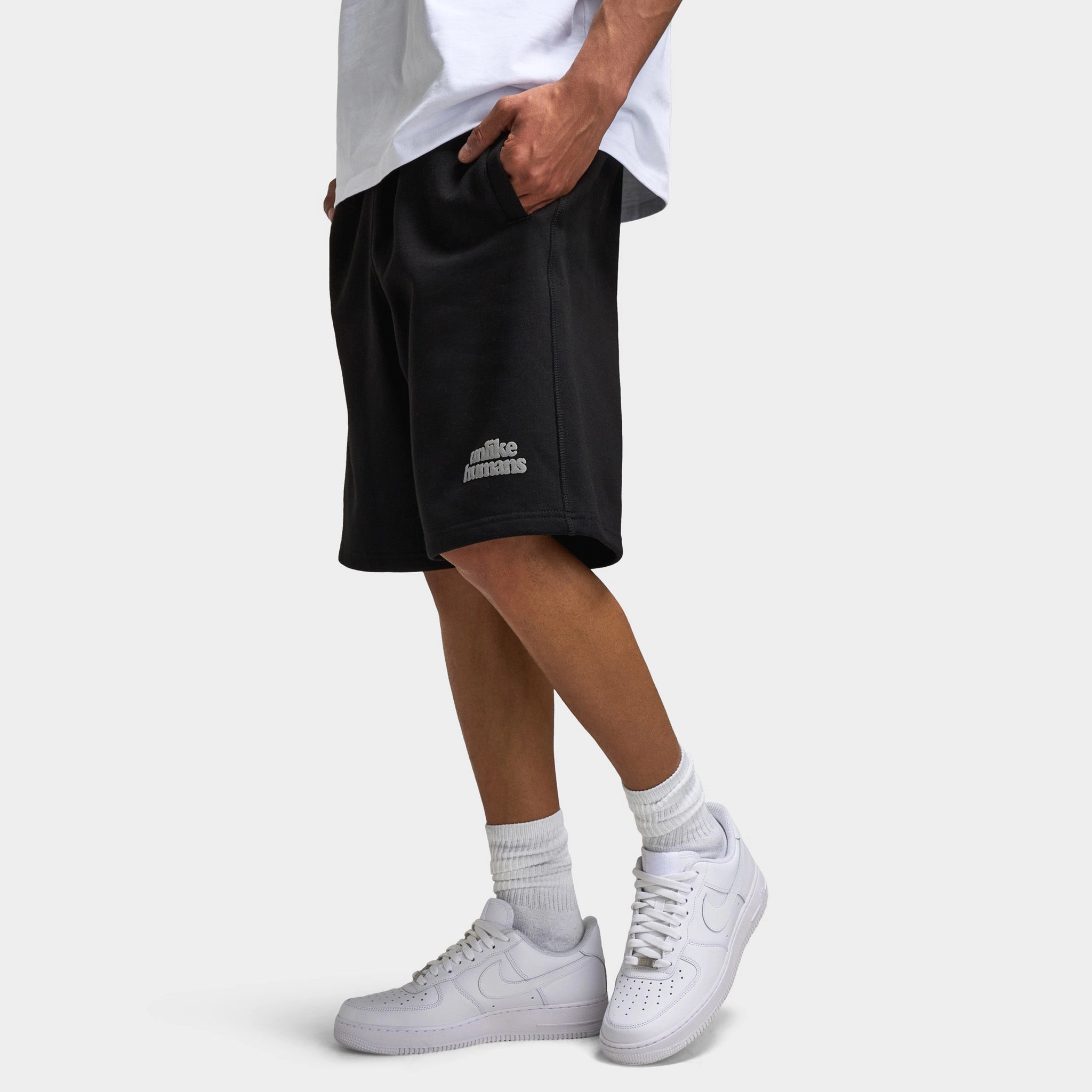 Unlike Humans Bubble Short / Black